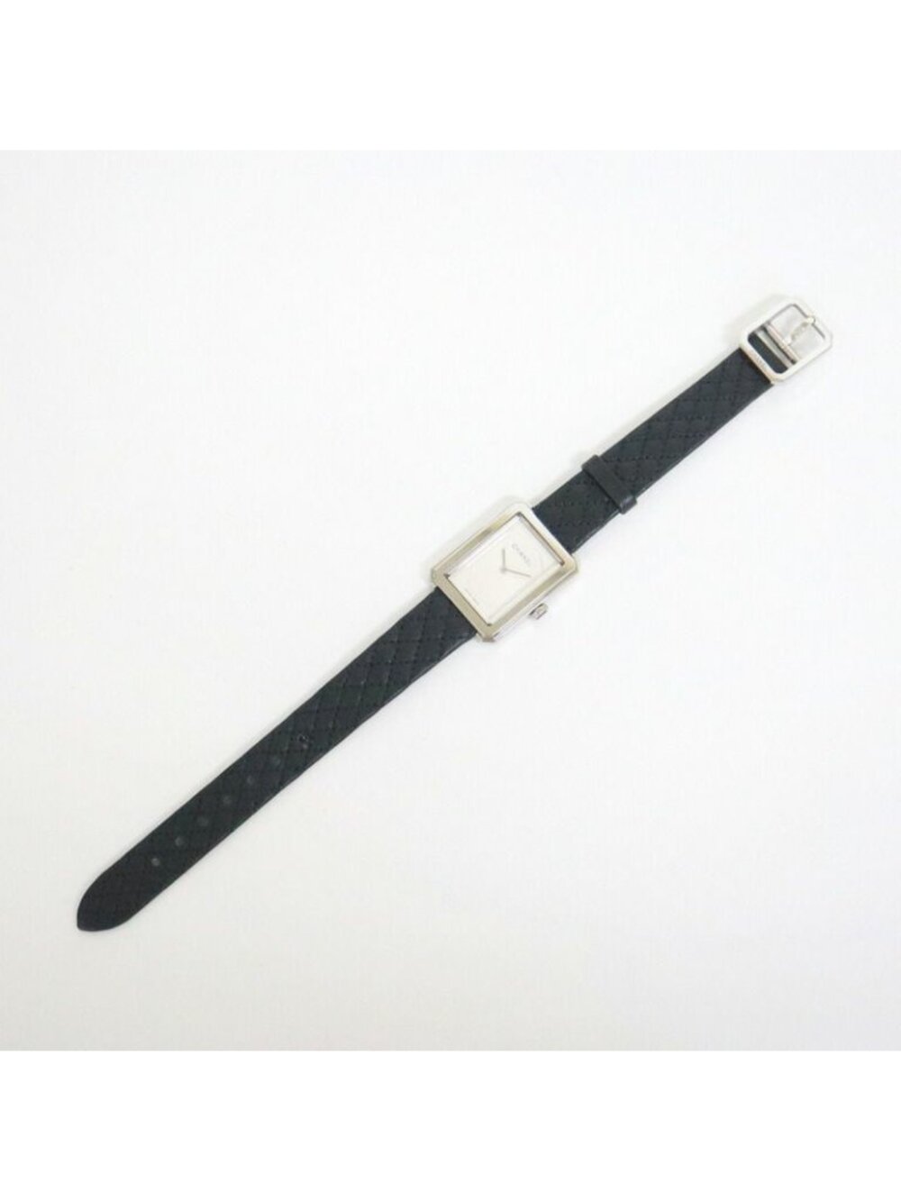 Chanel Boyfriend Small Watch Silver Black - Picture 4 of 9